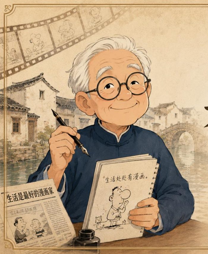 方老先生形象