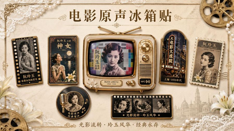电影原声冰箱贴