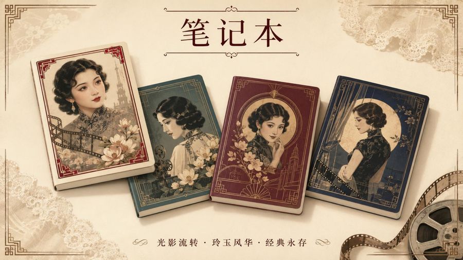 她来署名笔记本