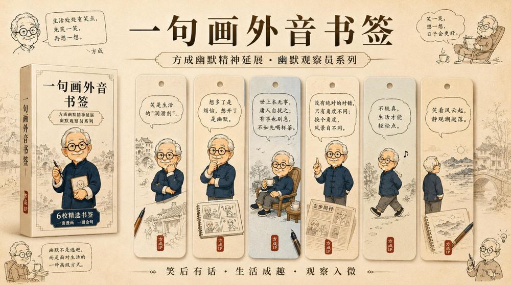 一句画外音书签