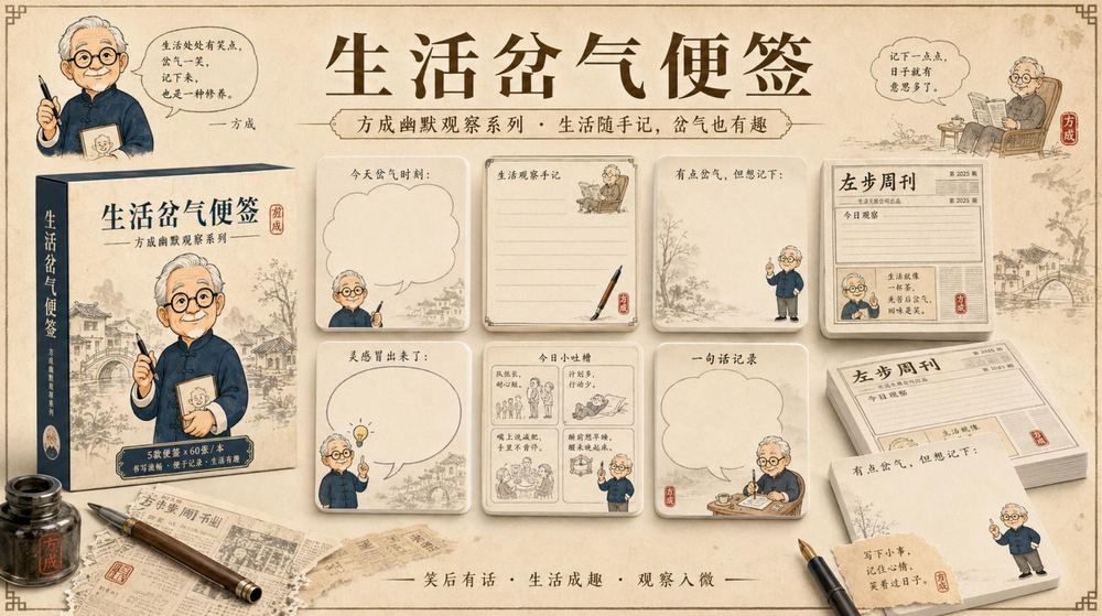 生活岔气便签